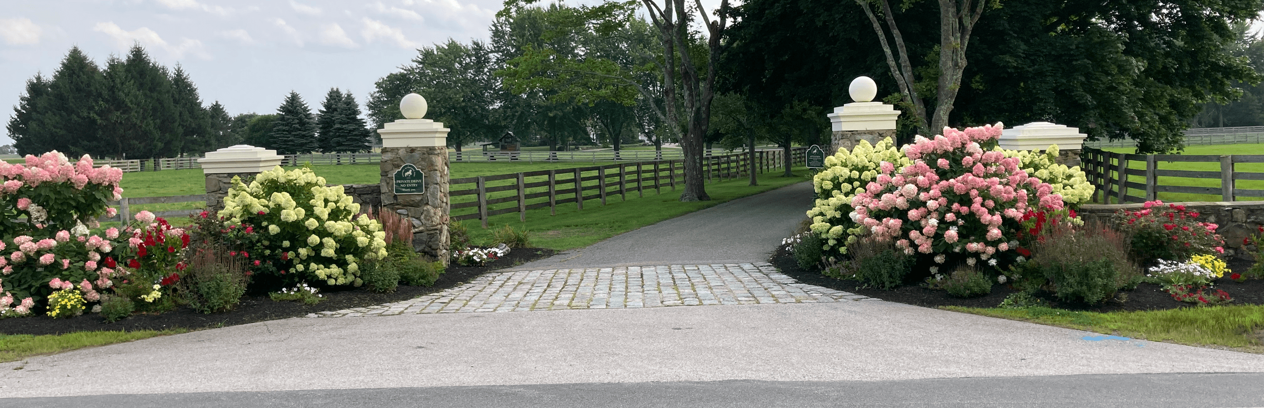 Fieldstone landscape project